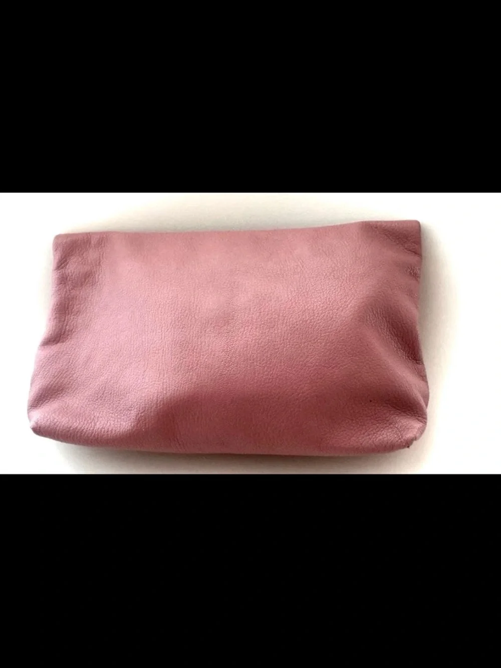 Mulberry Fold-Over Clutch in Dusty Rose with Gold Hardware
